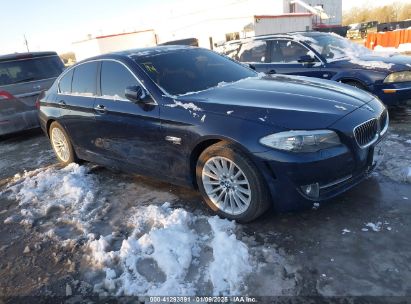 2011 BMW 535I XDRIVE Blue sedan 4d gas WBAFU7C52BC439715 photo #1