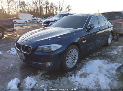 2011 BMW 535I XDRIVE Blue sedan 4d gas WBAFU7C52BC439715 photo #3