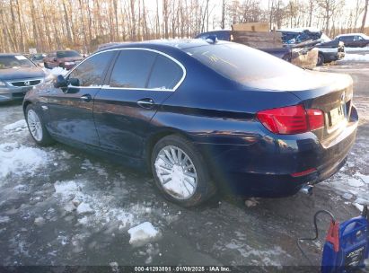 2011 BMW 535I XDRIVE Blue sedan 4d gas WBAFU7C52BC439715 photo #4