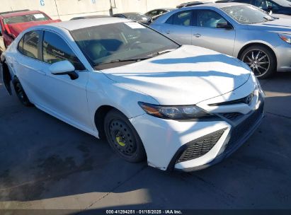 2021 TOYOTA CAMRY SE White  Gasoline 4T1G11AK7MU454418 photo #1