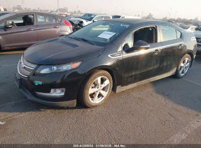 2014 CHEVROLET VOLT Black  Hybrid 1G1RF6E42EU159258 photo #3