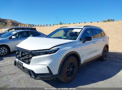 2025 HONDA CR-V HYBRID SPORT-L White  Hybrid 7FARS6H84SE017603 photo #3