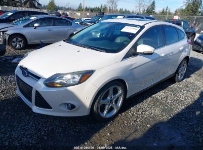 2012 FORD FOCUS TITANIUM White  Gasoline 1FAHP3N28CL468772 photo #3