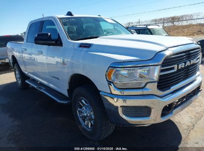 2021 RAM 2500 BIG HORN  4X4 6'4 BOX White  Diesel 3C6UR5DL9MG578602 photo #1