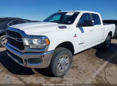 2021 RAM 2500 BIG HORN  4X4 6'4 BOX White  Diesel 3C6UR5DL9MG578602 photo #3