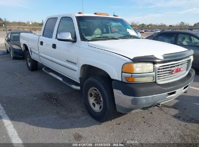 2002 GMC SIERRA 2500HD SLE White  Gasoline 1GTHC23UX2F250348 photo #1