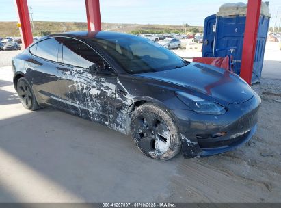 2021 TESLA MODEL 3 STANDARD RANGE PLUS REAR-WHEEL DRIVE Gray  Electric 5YJ3E1EA9MF027467 photo #1