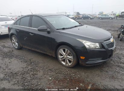 2011 CHEVROLET CRUZE LTZ Black  Gasoline 1G1PH5S92B7145138 photo #1