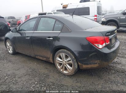 2011 CHEVROLET CRUZE LTZ Black  Gasoline 1G1PH5S92B7145138 photo #4