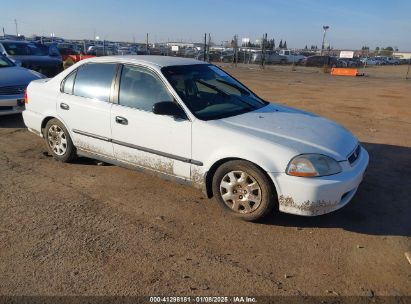 1998 HONDA CIVIC LX Gray  Gasoline 2HGEJ6672WH555645 photo #1