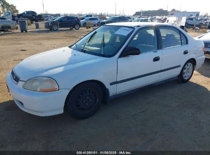 1998 HONDA CIVIC LX Gray  Gasoline 2HGEJ6672WH555645 photo #3