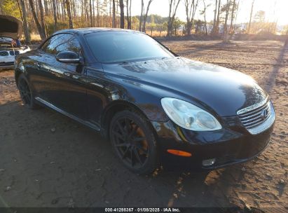 2002 LEXUS SC 430 Black  Gasoline JTHFN48Y320002467 photo #1