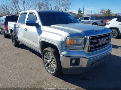 2015 GMC SIERRA 1500 SLT Silver  Gasoline 3GTU2VEC8FG330582 photo #1