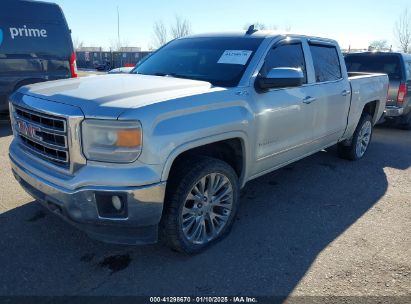 2015 GMC SIERRA 1500 SLT Silver  Gasoline 3GTU2VEC8FG330582 photo #3