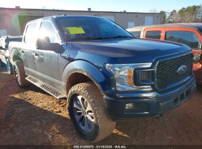 2018 FORD F-150 XL Black  Gasoline 1FTEW1E50JFD23347 photo #1