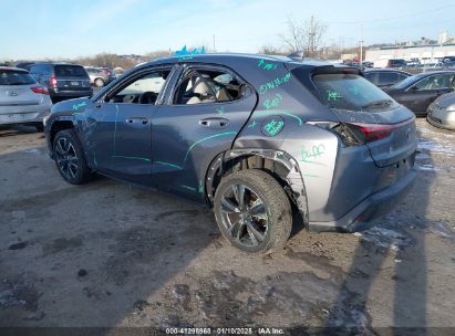 2021 LEXUS UX 250H Gray  Hybrid JTHP9JBH3M2043933 photo #4