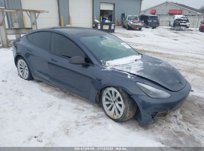 2023 TESLA MODEL 3 REAR-WHEEL DRIVE Gray  Electric 5YJ3E1EA6PF448664 photo #1