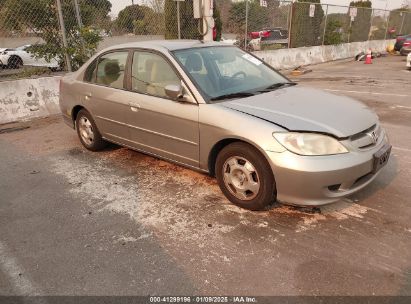 2004 HONDA CIVIC HYBRID Beige  Hybrid JHMES96694S021910 photo #1