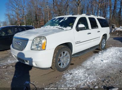 2008 GMC YUKON XL 1500 DENALI White  Gasoline 1GKFK66808J137955 photo #3