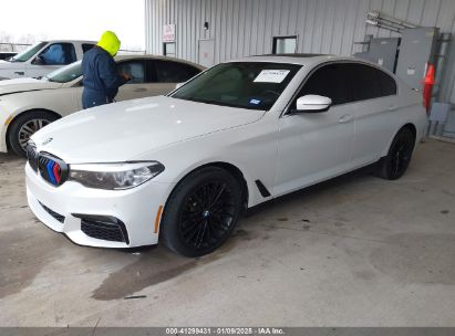 2019 BMW 540I White  Gasoline WBAJE5C59KG919920 photo #3