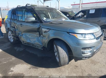 2016 LAND ROVER RANGE ROVER SPORT 3.0L V6 SUPERCHARGED HSE Gray  Gasoline SALWR2VF1GA572491 photo #1