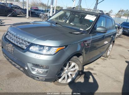 2016 LAND ROVER RANGE ROVER SPORT 3.0L V6 SUPERCHARGED HSE Gray  Gasoline SALWR2VF1GA572491 photo #3