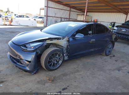 2021 TESLA MODEL 3 LONG RANGE DUAL MOTOR ALL-WHEEL DRIVE Gray  Electric 5YJ3E1EB8MF979188 photo #3