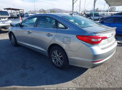 2015 HYUNDAI SONATA SE Gray  Gasoline 5NPE24AF7FH005704 photo #4