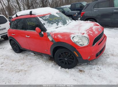 2012 MINI COOPER S COUNTRYMAN Red  Gasoline WMWZC5C50CWL56109 photo #1