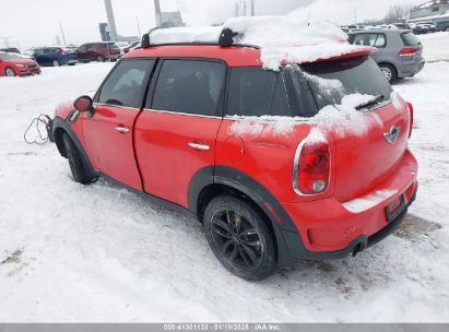 2012 MINI COOPER S COUNTRYMAN Red  Gasoline WMWZC5C50CWL56109 photo #4