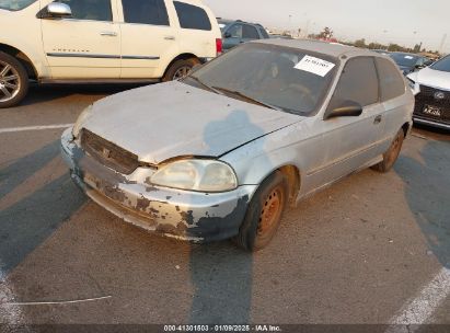 1996 HONDA CIVIC CX Gray  Gasoline 2HGEJ6429TH108930 photo #3