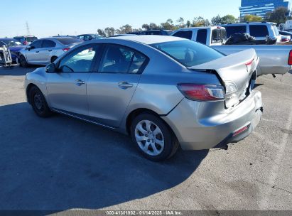 2011 MAZDA MAZDA3 I SPORT Silver  Gasoline JM1BL1UG4B1456934 photo #4