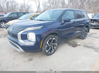 2024 MITSUBISHI OUTLANDER SE 2.5 2WD/SE BLACK EDITION S-AWC/SE BLACK EDITION W/PANO ROOF S-AWC Blue  Gasoline JA4J3VA81RZ044539 photo #3