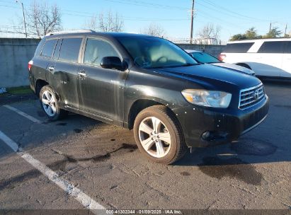 2009 TOYOTA HIGHLANDER LIMITED Black  gas JTEES42A092141791 photo #1