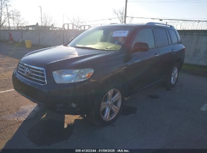 2009 TOYOTA HIGHLANDER LIMITED Black  gas JTEES42A092141791 photo #3