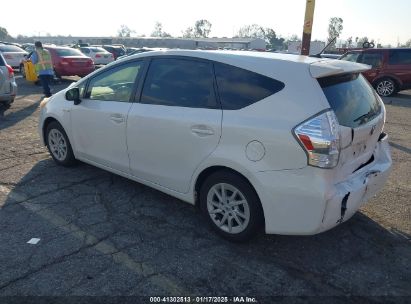 2013 TOYOTA PRIUS V THREE White  Hybrid JTDZN3EU8D3197848 photo #4