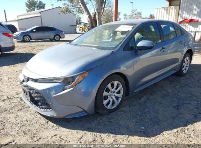 2022 TOYOTA COROLLA LE Teal  Gasoline JTDEPMAEXNJ194153 photo #3