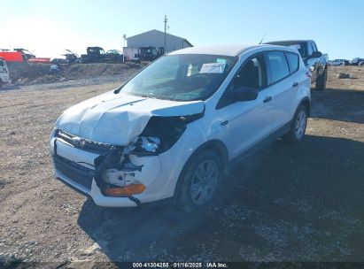 2016 FORD ESCAPE S White  Gasoline 1FMCU0F76GUC34924 photo #3