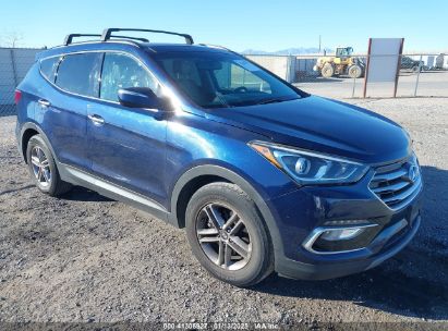 2018 HYUNDAI SANTA FE SPORT 2.4L Blue  Gasoline 5XYZU3LB4JG571383 photo #1