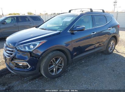 2018 HYUNDAI SANTA FE SPORT 2.4L Blue  Gasoline 5XYZU3LB4JG571383 photo #3