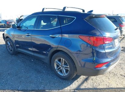 2018 HYUNDAI SANTA FE SPORT 2.4L Blue  Gasoline 5XYZU3LB4JG571383 photo #4