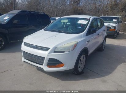 2015 FORD ESCAPE S White  gas 1FMCU0F73FUB45245 photo #3