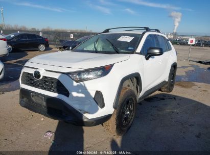 2020 TOYOTA RAV4 LE White  Gasoline 2T3F1RFV2LC130457 photo #3