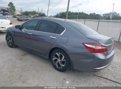 2016 HONDA ACCORD LX Gray  Gasoline 1HGCR2F31GA045261 photo #4