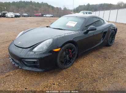 2015 PORSCHE CAYMAN GTS Black  gas WP0AB2A8XFK183046 photo #3