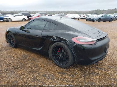 2015 PORSCHE CAYMAN GTS Black  gas WP0AB2A8XFK183046 photo #4