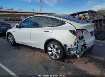 2021 TESLA MODEL Y LONG RANGE DUAL MOTOR ALL-WHEEL DRIVE White  Electric 5YJYGDEE5MF161090 photo #4