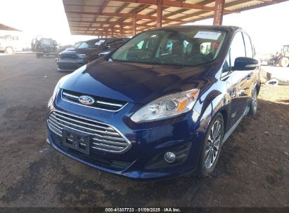 2017 FORD C-MAX ENERGI TITANIUM Dark Blue  Hybrid 1FADP5FU4HL117035 photo #3