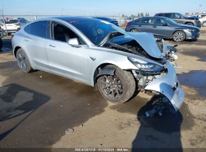 2018 TESLA MODEL 3 LONG RANGE/MID RANGE Silver  Electric 5YJ3E1EA8JF010350 photo #1