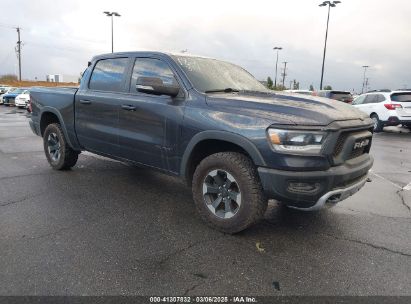 2019 RAM 1500 REBEL  4X4 5'7 BOX Dark Blue  Gasoline 1C6SRFLT2KN900600 photo #1